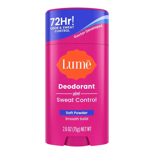 Lume Sweat Control Solid Deodorant Soft Powder