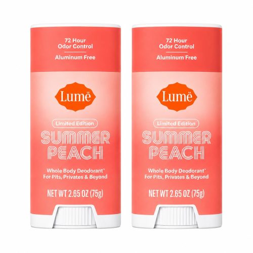 Lume Deo Solid Stick Summer Peach LTO 2 pack