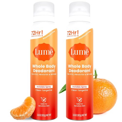 Lume Invisible Body Deodorant Spray ??Whole Body Deodorant ??3.6 oz (Fresh Citrus)