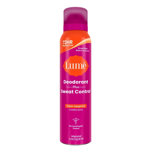 Lume Sweat Control Spray Deodorant Clean Tangerine